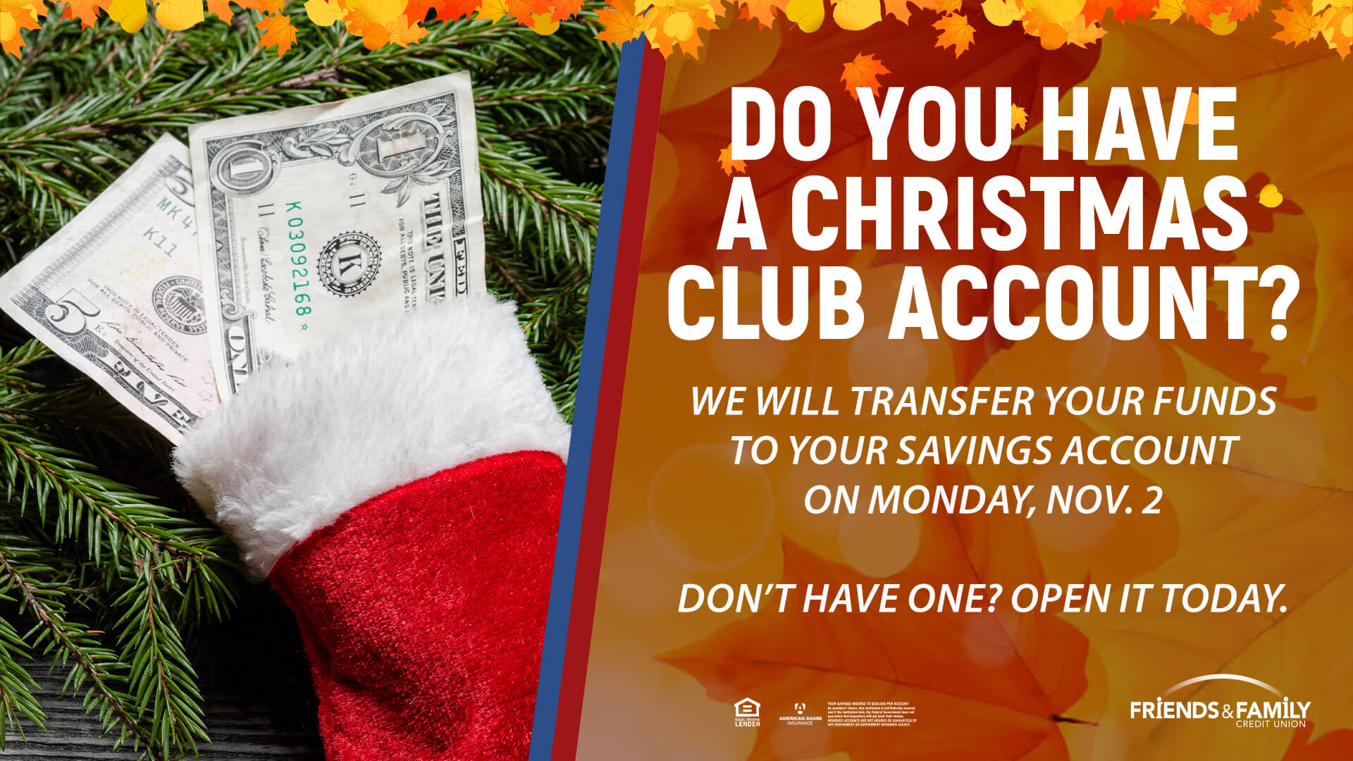 Christmas Club Account: Your Savings Are Coming!