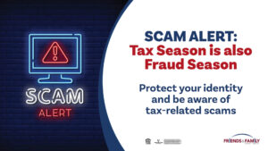Scam Alert sign