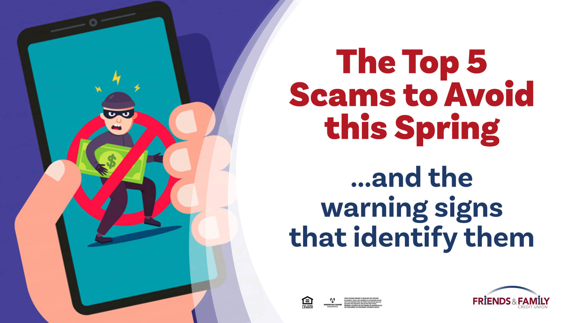 Spring Credit Card Top 5 Spring Scams to Avoid | Friends & Family Credit Union