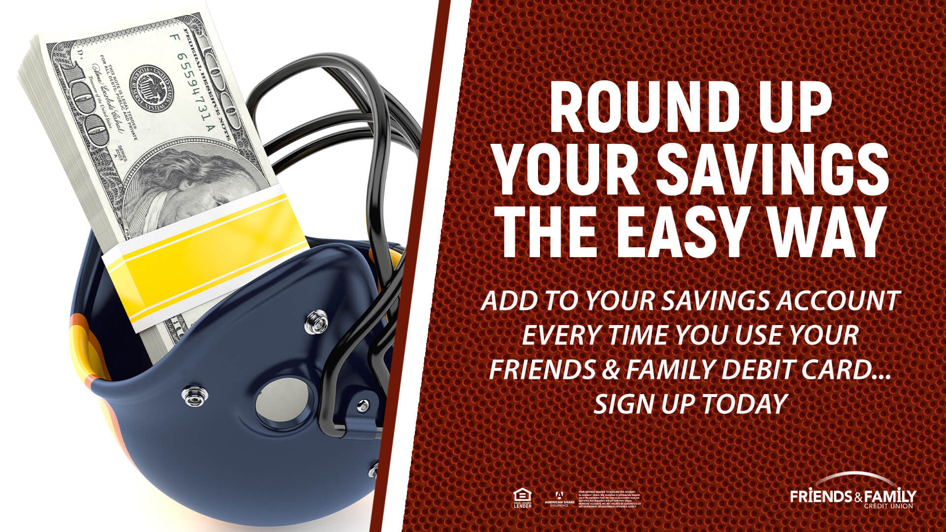 Round up your savings