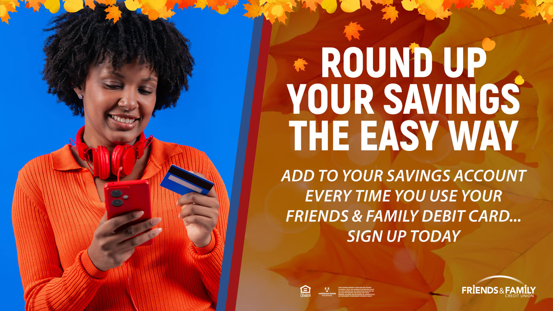 Round up your savings